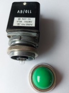 Signálna lampa 30mm zelená NEF-St 110V / 6V Promet