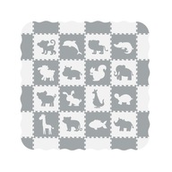 PENOVÁ podložka s plotom, PUZZLE, suchý bazén, 36 prvkov, 154 X 154 CM PENOVÁ podložka s plotom, PUZZLE, suchý bazén, 36 prvkov, 154 X 154 CM