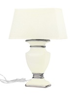 Moderná glamour krémová nočná lampa