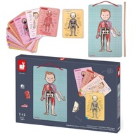 MAGNETICKÁ PUZZLE ĽUDSKÉ TELO 7+ ROKOV JANOD MAGNETICKÁ PUZZLE ĽUDSKÉ TELO 7+ ROKOV JANOD