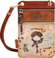 Kabelka A80b Anekke Peace&Love Camel Hollywood