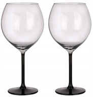 POHÁRE NA ČERVENÉ VÍNO, ČIERNE SEDADLO, 2x700ML POHÁRE NA ČERVENÉ VÍNO, ČIERNE SEDADLO, 2x700ML