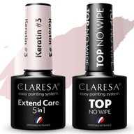 Claresa KERATIN podkladový lak 5v1 #3 TOP NO WIPE Claresa KERATIN podkladový lak 5v1 #3 TOP NO WIPE