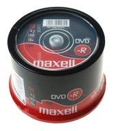 MAXELL DVD-R 4,7 GB 16X CAKE*50 275610,30.TW