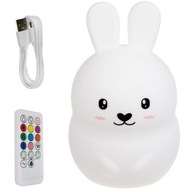RGB nočná lampa s diaľkovým ovládaním - králik RGB nočná lampa s diaľkovým ovládaním - králik