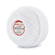 Kordonek Muza 10 / 400 biely / 100 g Kordonek Muza 10 / 400 biely / 100 g