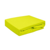 Froté prestieradlo s gumičkou, limetka, 90x200