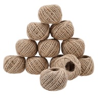 Jute String 12 PCS 25 m pre balenie darčekových dekoratívnych reťazcov Jute String 12 PCS 25 m pre balenie darčekových dekoratívnych reťazcov