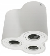 POVRCHOVÉ LED TROJité POHYBLIVÉ SVETLO, BIELE + GU10 POVRCHOVÉ LED TROJité POHYBLIVÉ SVETLO, BIELE + GU10
