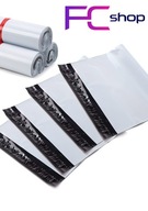 Kuriérske fóliové vrecká, biele, 3XL, 400x550, 100 ks.