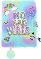 Denník chlpáča s visiacim zámkom A5 96k Good Vibes Denník chlpáča s visiacim zámkom A5 96k Good Vibes