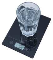 KUCHYNSKÁ VÁHA TENKÝ SKLENENÝ LCD ADLER 5KG KUCHYNSKÁ VÁHA TENKÝ SKLENENÝ LCD ADLER 5KG