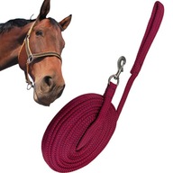 Lano na kone York STRIPE 7,5 m ČERVENÉ pre prácu s koňom Lano na kone York STRIPE 7,5 m ČERVENÉ pre prácu s koňom