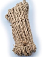 Točené jachtárske jutové lano, šnúra 16mm, 20m