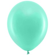 DÚHOVÉ latexové BALÓNY pastel GREEN mint x100 DÚHOVÉ latexové BALÓNY pastel GREEN mint x100