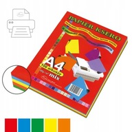 Farebný kopírovací papier A4 80g 100 ks, mix Protos