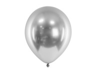 Lesklé chrómové strieborné balóny Shiny Birthdays 1-99 Lesklé chrómové strieborné balóny Shiny Birthdays 1-99