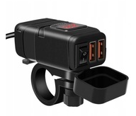 KOMPAKTNÁ QC USB NABÍJAČKA S VOLTMETROM AV6_1 KOMPAKTNÁ QC USB NABÍJAČKA S VOLTMETROM AV6_1
