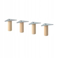 IKEA EKET Drevené nábytkové nohy 10 cm 4 ks IKEA EKET Drevené nábytkové nohy 10 cm 4 ks