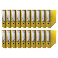 Hrubý široký kancelársky zakladač A4 PP EKOBOX 80mm ŽLTÝ 20 ks. páka Hrubý široký kancelársky zakladač A4 PP EKOBOX 80mm ŽLTÝ 20 ks. páka