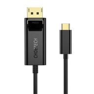 Choetech kábel USB-C na DisplayPort 1801BK 1,8 m Choetech kábel USB-C na DisplayPort 1801BK 1,8 m