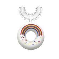 White Donut Style PC Baby Soft Silicone Training White Donut Style PC Baby Soft Silicone Training