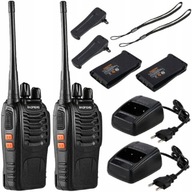 BAOFENG 2x BF-888s WALKIE TALKIE PMR TRAVELERS