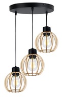 PREVIEDNA LAMPA, LOFT Drewno stropný luster 3