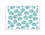 Cukrová potlač MONSTERA kvety TAPETA Cukrová potlač MONSTERA kvety TAPETA