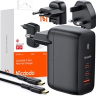 RÝCHLA NABÍJAČKA MCDODO GaN 3.0 USB-C PD USB-A 65W RÝCHLA NABÍJAČKA MCDODO GaN 3.0 USB-C PD USB-A 65W