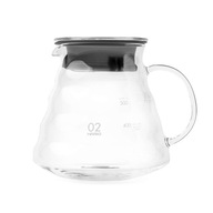 Hario V60-02 sklenená kanvica na kávu server 600ml Hario V60-02 sklenená kanvica na kávu server 600ml