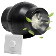 Potrubný ventilátor 100 EC growbox + ovládač
