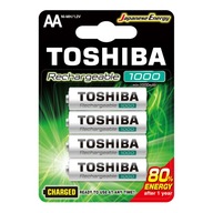 Batéria Toshiba AA R6 1000 mAh 4 ks. Batéria Toshiba AA R6 1000 mAh 4 ks.