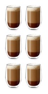 Termálne sklo na kávu a čaj Vialli Design AMO 400ml 20252 (6ks)