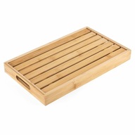 DOSKA NA KRAJENIE CHLEBA drevená doska + podnos na strúhanku 38x23cm TADAR DOSKA NA KRAJENIE CHLEBA drevená doska + podnos na strúhanku 38x23cm TADAR
