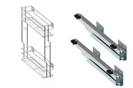 Rejs Cargo Basket 150, chrómový efekt, tiché zatváranie, pravý