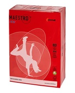 A4 kopírovací papier 80g SÚBOJ PAPIERA červený MAESTRO A4 kopírovací papier 80g SÚBOJ PAPIERA červený MAESTRO