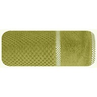 Olivovo zelený uterák, bavlna vysokej gramáže, 50X90