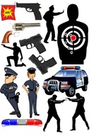 PAPIEROVÁ CUKROVÁ PASTA POLICAJT POLICAJT COP PAPIEROVÁ CUKROVÁ PASTA POLICAJT POLICAJT COP