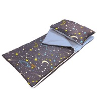 Spací vak pre predškolákov Galaxy Blue 140x75 Spací vak pre predškolákov Galaxy Blue 140x75