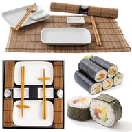 Darček hnedá keramická sushi sada pre 2 osoby Darček hnedá keramická sushi sada pre 2 osoby