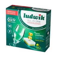 Ludwik All in One LEMON Lemon tablety do umývačky riadu 50 ks
