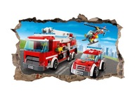 Nálepka na stenu LEGO CITY! Veľký výber! 3D efekt Nálepka na stenu LEGO CITY! Veľký výber! 3D efekt