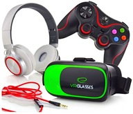 3D VR OKULIARE SO SLÚCHADLAMI + DIAĽKOVÝM BLUETOOTH 3D VR OKULIARE SO SLÚCHADLAMI + DIAĽKOVÝM BLUETOOTH
