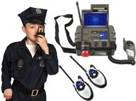 Policajný set Sídlo polície 2x WALKIE TALKIE