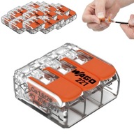 WAGO Rýchlospojka Konektor 3x0,2-4mm2 50 kusov WAGO Rýchlospojka Konektor 3x0,2-4mm2 50 kusov