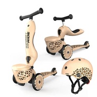 Kolobežka Scoot and Ride 2 v 1 + prilba Leopard Kolobežka Scoot and Ride 2 v 1 + prilba Leopard