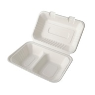ECO menu box vyrobený z cukrovej trstiny 2-dielny a'125 ECO menu box vyrobený z cukrovej trstiny 2-dielny a'125