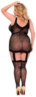 Bodystocking Softline DRAGONFLY PUSSY XL-3XL Bodystocking Softline DRAGONFLY PUSSY XL-3XL