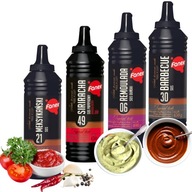 Malá sada mexických dánskych BBQ omáčok Sriracha Malá sada mexických dánskych BBQ omáčok Sriracha